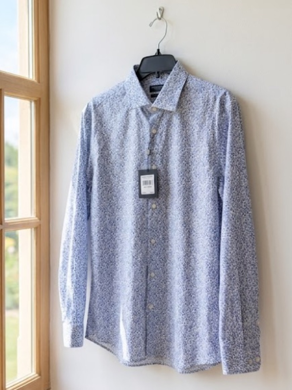 NWT John Varvatos USA 100% Cotton Shirt - Slim Fit. Retail $128